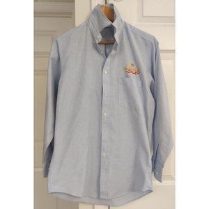 Disney Long Sleeve Collared Shirt Image Maker Hallmark Crown Logo Button Down